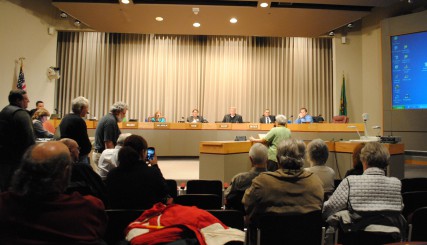 Residents speak about gay marriage at city council meeting/Tracy Simmons 