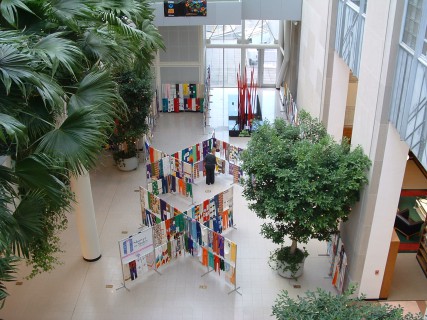 Shower of Stoles exhibit at a library in Toledo/Courtesy Shower of Stoles 