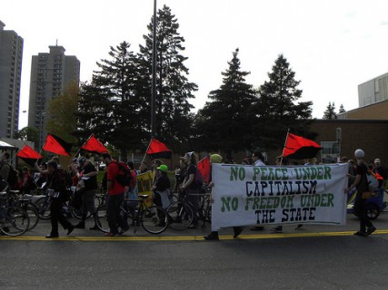 Socialists march in Minneapolis on May Day/Flickr photo by Fibonacci Blue 