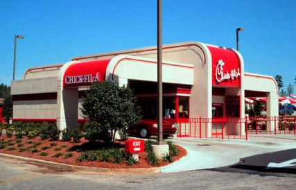 Double drive-thru Chick-fil-A 