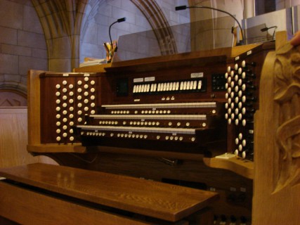 The organ at St. John's 