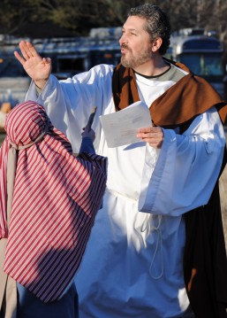 Pastor Mark Weir acts as Jesus during Journey to the Cross 