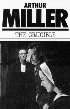 The cover of the play The Crucible by Arthur Miller 