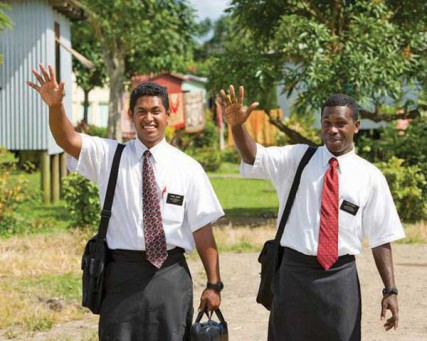 The Church's missionary program is one of its most recognized characteristics. Mormon missionaries can be seen on the streets of hundreds of major cities in the world as well as in thousands of smaller communities. 