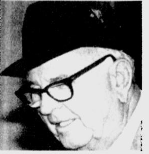 A newspaper photo taken of Watts during his trial in the bombings. 