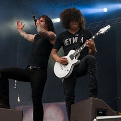 As I Lay Dying performing at 2007's With Full Force festival. Photo by Matthias 'mattness' Bauer, mattness photography