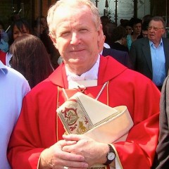 Bishop Kieran Conry during a confirmation event at St. Joseph’s Catholic Church in Epsom, Surrey, in 2007. Photo courtesy of Fruppence at English Wikipedia, via Wikimedia Commons