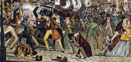 Philadelphia's Bible Riots of 1844 mirrored a proclivity toward anti-Catholic intolerance and hostility that coursed through the 19th-century. (Granger Collection, New York)