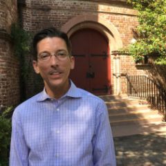 The Rev. Jeremy Rutledge, pastor of Charleston’s Circular Congregational Church, a progressive majority white church that wants to be more racially diverse. RNS photo by Lauren Markoe