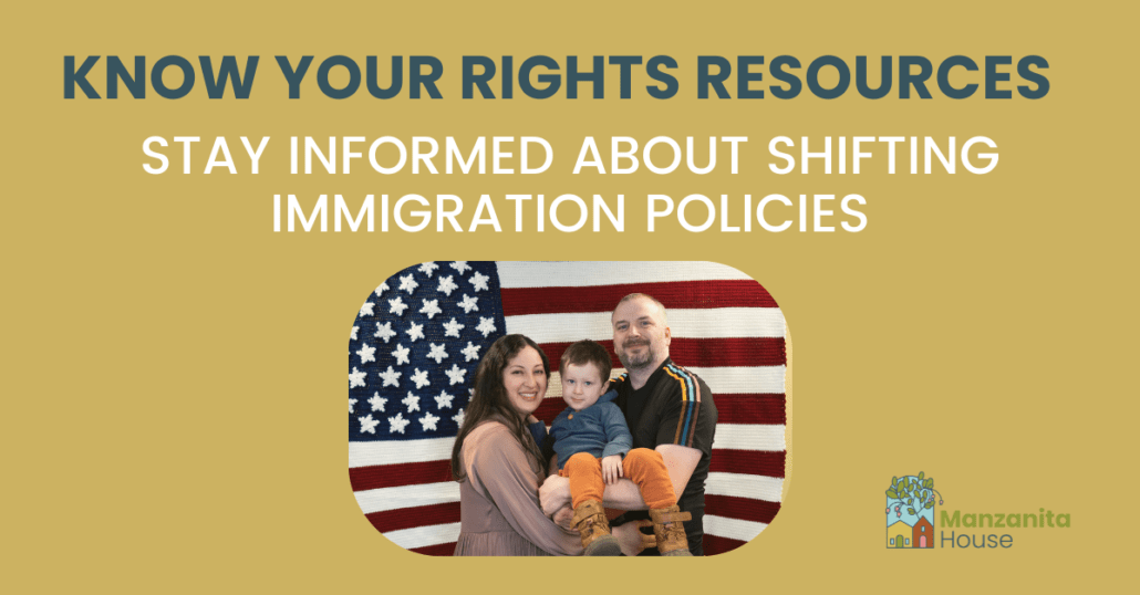 Know Your Rights Immigration Workshop Poster