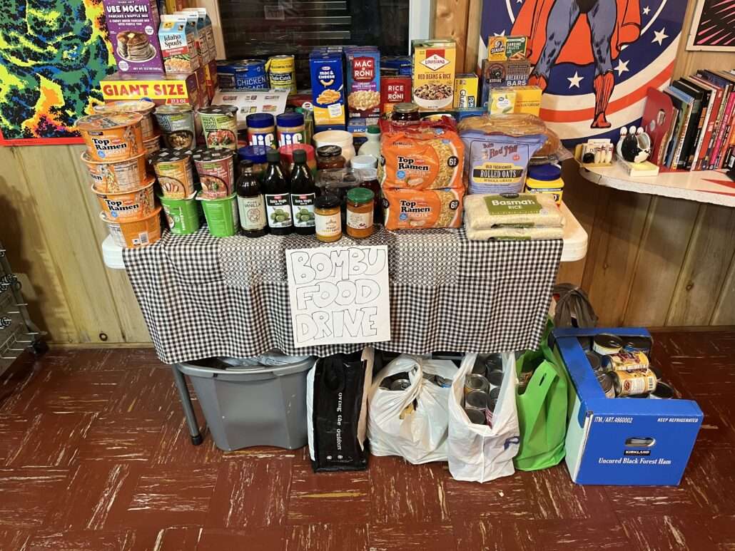 Spokane barbershop collects food for Second Harvest through Christmas 1 food