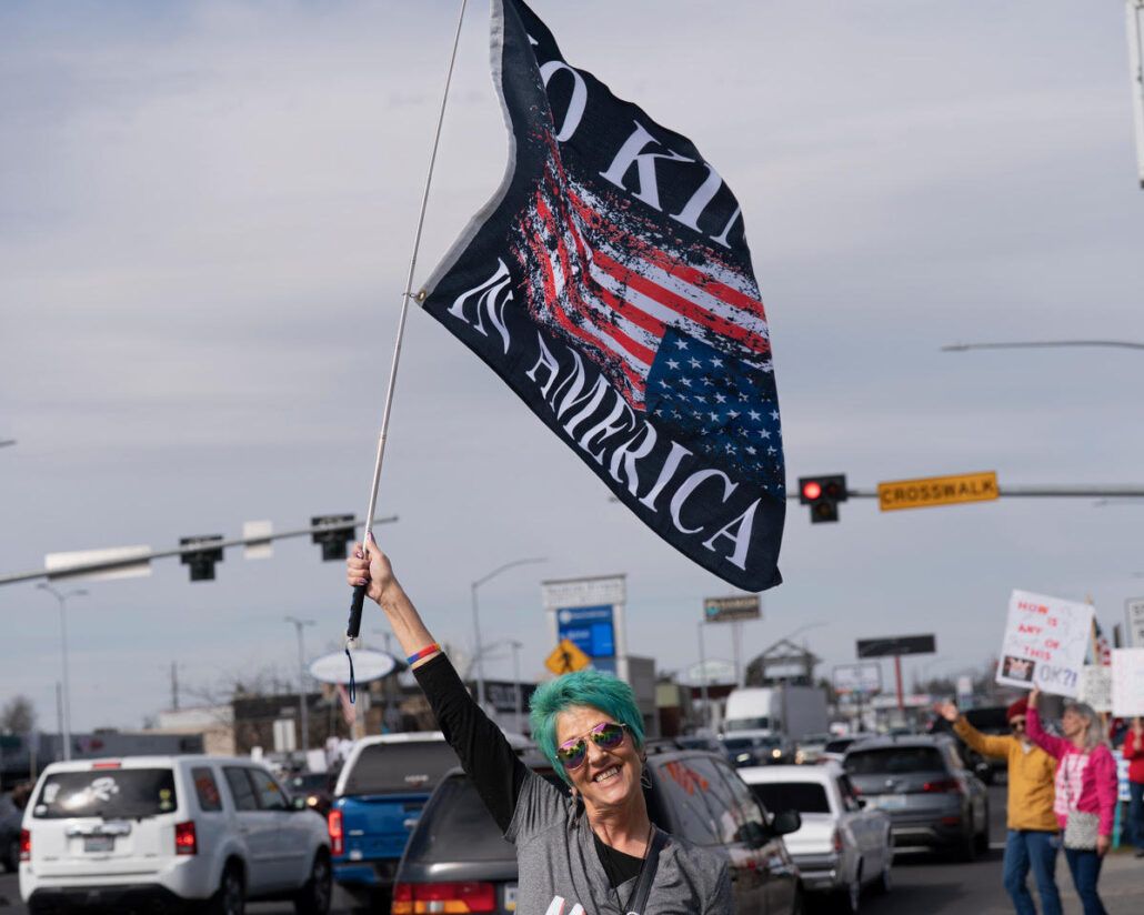 Thousands rally in Spokane for 'No Kings 3,' calling for democracy and human rights 15 Kelly sutton/Gen Heywood (FāVS News)